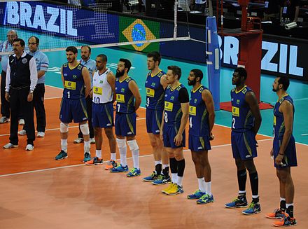 Équipe du Brésil de Volley-Ball en juillet 2016