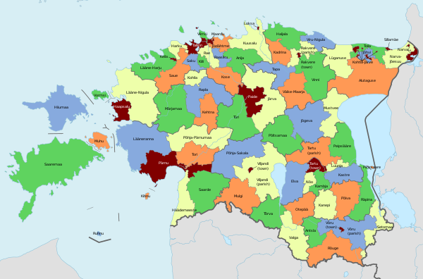Administrative divisions of Estonia