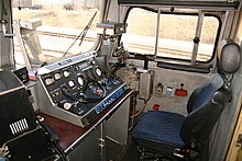 Driving cab of a DBAG Class 232 Fuhrerstand 232.jpg