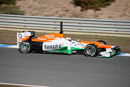 Paul di Resta, Formula One pre-season test