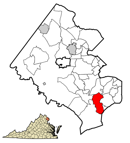 File:Fairfax County Virginia Incorporated and Unincorporated Areas Fort Belvoir highlighted.svg