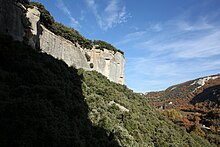 La falaise de Buoux.