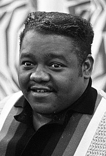 <span class="mw-page-title-main">Fats Domino</span> American pianist and singer (1928–2017)