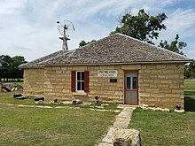 Post Rock Museum (La Crosse, Kansas) Fencepost limestone Post Rock Museum (La Crosse, Kansas) 20180610.jpg