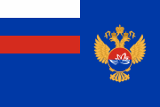 Flagge des Ministeriums für die Entwicklung des russischen Fernen Ostens