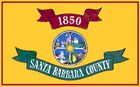 Bandera del condado de santa bárbara, california