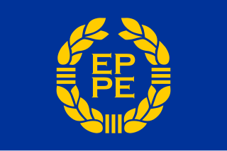 Description de l'image Flag of the European Parliament (1973-1983).svg.