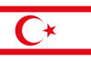 1983 წელს შექმნილი და მხოლოდ თურქეთის მიერ აღიარებული ჩრდილოეთი კვიპროსის დროშა.