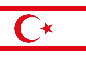 Vlag van Noord-Cyprus