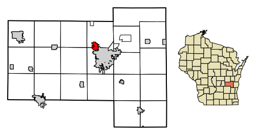 File:Fond du Lac County Wisconsin Incorporated and Unincorporated areas North Fond du Lac Highlighted.svg