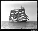 Four-masted barque PAMIR under sail at sea, 1934-1949 (8242050045).jpg