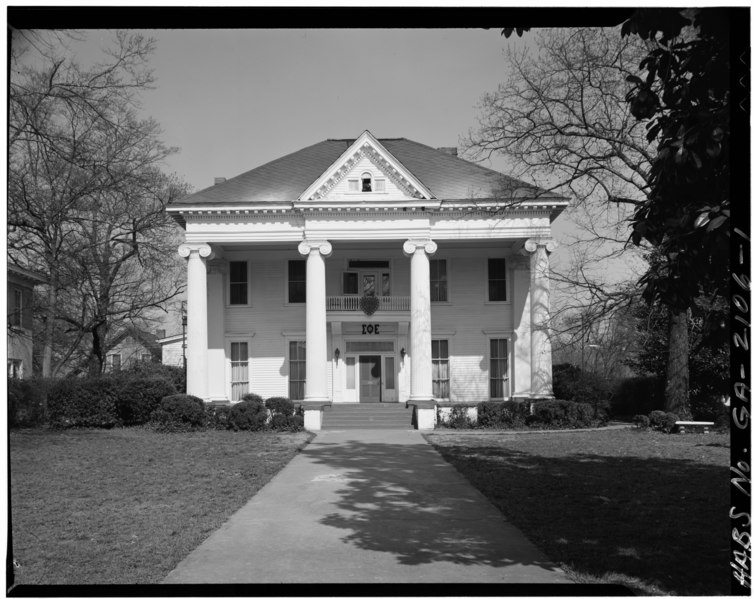 File:GENERAL VIEW - H. C. White House, 327 South Milledge Avenue, Athens, Clarke County, GA HABS GA,30-ATH,4F-1.tif