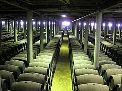 加维酒业集团的地下酒窖