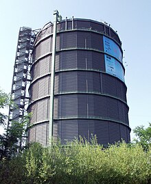 Die Gutehoffnungshütte, Aktienverein für Bergbau und Hüttenbetrieb (kurz GHH) 220px-Gasometer_Oberhausen_aussen