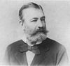 Beared man with victorian suit and bow tie