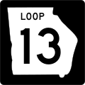 Georgia 13 Loop.svg
