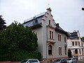 Residential house with side fence