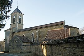 De kerk in Givry