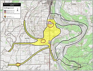 Map of Goodrich's Landing Battlefield core and study areas by the American Battlefield Protection Program. Goodrich's Landing Battlefield Louisiana.jpg