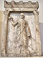 Grave stele of Parthenope, 3rd cent. A.D. National Archaeological Museum, Athens.