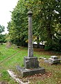 Graves in the churchyard around the Church of John the Baptist in Erith.