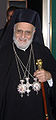 El patriarca Gregorio III durante una visita en Piacenza, Italia, 2006.