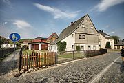 English: Buildings in Großschönau (Sachsen). Polski: Zabudowa we wsi Großschönau, Saksonia.