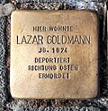 Hagen, Stolperstein Goldmann Lazar