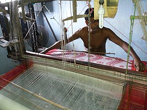 Hand loom Weaving in Hooghly District 12.jpg