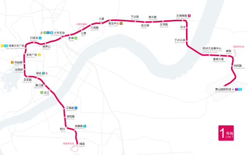 File:Hangzhou Metro Line 1.svg