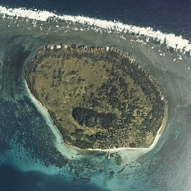 Luchtfoto van Hatoma-jima