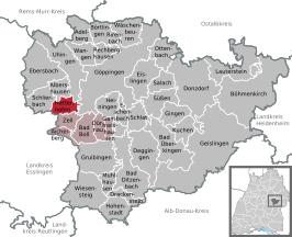 Kaart van Hattenhofen