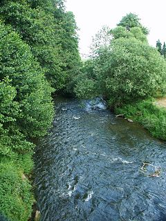 Haune River in Germany