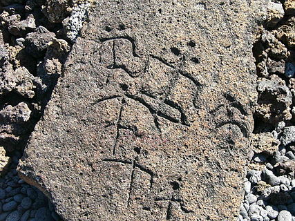Petroglyph from the Big Island.