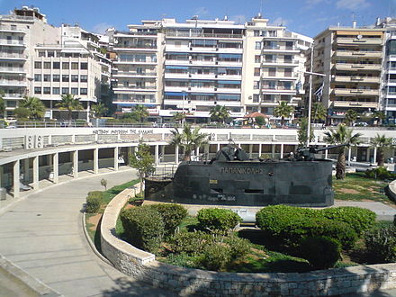 External view of the Hellenic Maritime Museum in Freatida.
