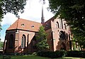 From southwest, quire and transept