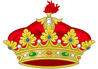 Couronne d'infant d'Espagne