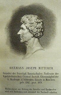 <span class="mw-page-title-main">Hermann Joseph Mitterer</span> Hermann Mitterer, German art educator