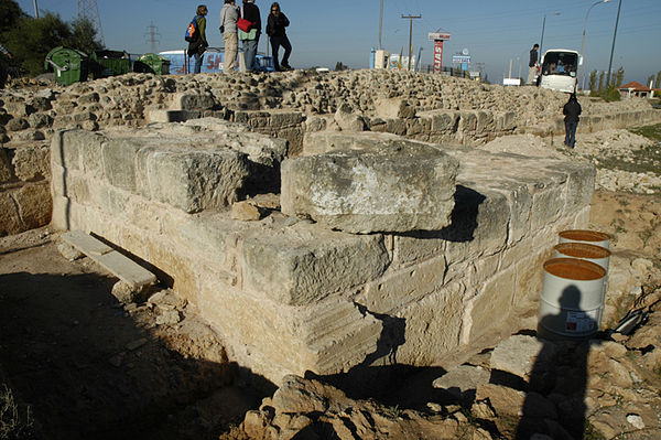 Ruins of the Hexamilion wall, restored by Thomas and his brother Constantine to defend the Morea in 1444 and destroyed by the Ottomans in 1446