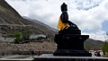 Himalayan kingdom of nepal with statute of lord buddha situated inside muktinath temple,one of the most religious place in nepal at top of all above 03.jpg