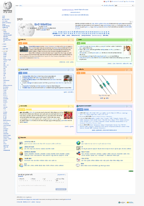 Suuntaa-antava kuva Wikipedia-artikkelista hindiksi
