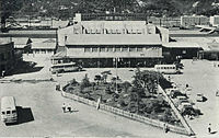 1955年的廣島車站外觀