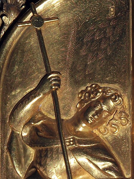 File:Holy Thorn Reliquary detail of St Michael.jpg