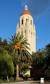 Hoover Tower 285-foot structure on the campus of Stanford University