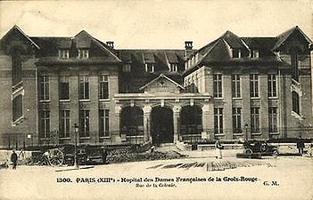 Hôpital « des Dames françaises de la Croix-Rouge », rue de la Colonie.