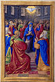 f.101v Hours of the Holy Spirit: Pentecost. Depicting the descent of the Holy Spirit from Acts 2:1–4