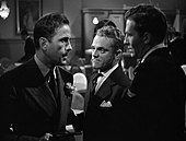 Humphrey Bogart with Cagney and Jeffrey Lynn in The Roaring Twenties (1939)