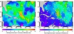 Wave Height and Wind Speed of Hurricane Earl as measured by a three-day composite of data from NASA's Jason-1 and Ocean Surface Topography Mission (OSTM)/Jason-2 satellites, from Aug. 29 to Sept. 1, 2010. Hurricane Earl Wave Height Wind Speed.jpg