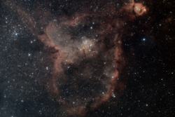 IC 1805 The heart nebula, 500mm F4