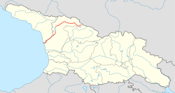 Tok Inguri v Gruzii